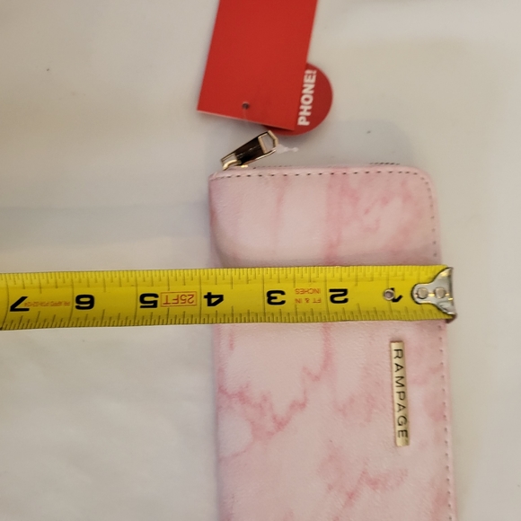Rampage large faux leather zippered wallet NWT - Picture 6 of 6